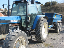 Photo of tractor and trailer safety training Clive Kelly