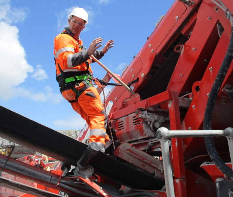 Working at height on Quarry plant - Clive Kelly Safety Limited