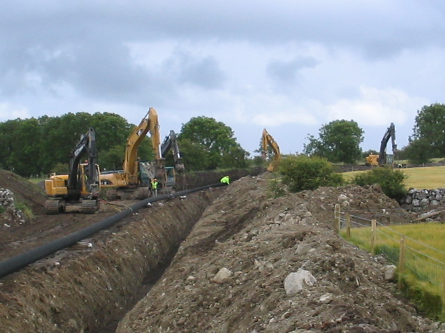 Laying Gas Pipeline in Galway 2